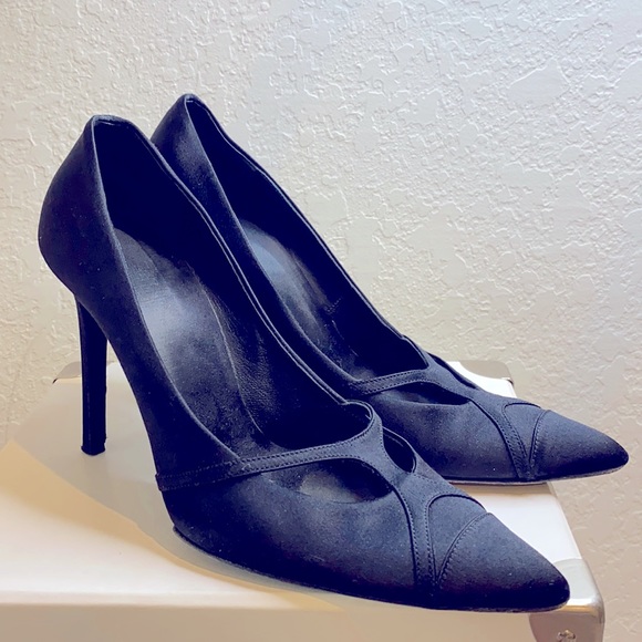 Calvin Klein Shoes - Calvin Klein 8.5 Black Pump Satin